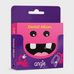 Álbum + Estojo Para Guardar Dente De Leite - Rosa Angie