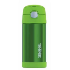 Garrafa Térmica Infantil c/ Canudo Silicone Thermos Funtainer 355ML Verde - comprar online