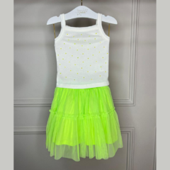 Conjunto Verde com Strass e Tule - comprar online