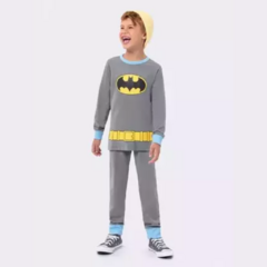 Pijama Manga Longa Slimfit Batman