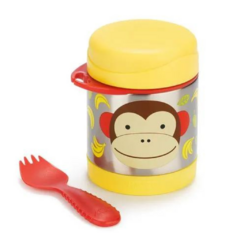 POTE TÉRMICO COM TALHER ZOO MACACO SKIP HOP - comprar online