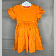 Vestido Infantil Momi Verão Laranja