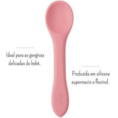 Colher Em Silicone Supermacio E Flexível - Introdução Alimentar - Buba - loja online