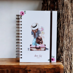 Planner 2025 Bon Voyage Personalizado | A Semana em 1 Página | 3 Opções de Capa - Nibomgo