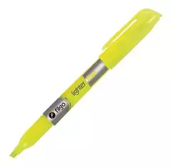 Marcador Resaltador fluo amarillo punta fina