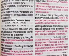 Biblia Reina Valera 1960 Letra Grande Palabras de Jesús en Rojo - comprar online