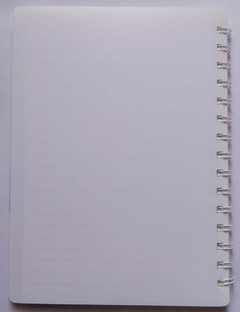 Cuaderno A5 tapa transparente - tienda online