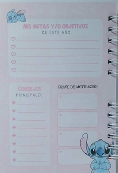 AGENDA STITCH Semanal - tienda online