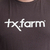 CAMISETA MASCULINA TEXAS FARM - CM258 MARROM CAFÉ E BRANCO - Treme Terra