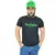 CAMISETA MASCULINA TEXAS FARM - CM258 PRETO E VERDE - comprar online