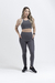 Conjunto de Top e Legging com Bolso Dynamic - Cinza