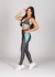 Conjunto Top e Legging Move - Azul/Cinza - comprar online