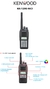 RADIO PORTATIL NX-1200-NK3 136-174 MHz, Digital NXDN-Analógico, DTMF, IP67, 5 Watts, 260 Canales, Roaming, Encriptación, GPS