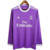 Camisa Real Madrid Retrô 16/17 Manga Longa - Torcedor - Masculina - Roxa