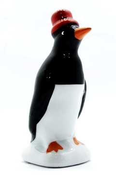 Pinguim de Geladeira Cartola em Porcelana