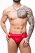 Cueca Jock Premium Vermelha com Abertura Traseira - Sensual Dreams