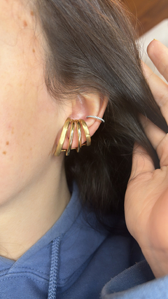 Ear hook dourado - comprar online