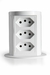 Torre Tomada Slim Multiplug 3 Tomadas 10A Indução 15W Branco - Techno4