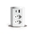 Torre Multiplug 2 Tomadas 20A 2 USB A e C + Indução Grafite