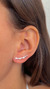 Brinco earcuff corações