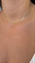 Choker bolinhas prensadas