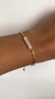 Pulseira cartier com zircônia