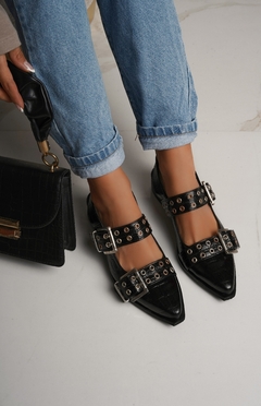 FLATS IRENE CROCO (ZAGIRENECR) - tienda online