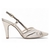 Scarpin slingback dourado - loja online