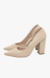 Scarpin Nude Lado Aberto - comprar online