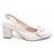 Scarpin slingback branco