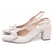 Scarpin slingback branco na internet