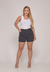 Shorts Feminino 7933 Cinza Escuro