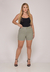 Shorts Feminino 7933 Cinza Claro