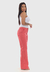 Calça Feminina 7920 Wide Leg Coral - comprar online