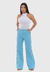 Calça Feminina 7920 Wide Leg Azul Claro - loja online