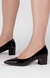 Scarpin Confort Verniz Preto - loja online