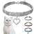 Coleira com Strass e Coração de Metal Pet - comprar online