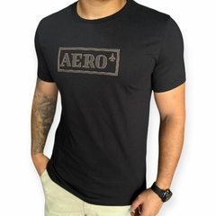 T-SHIRT AERO LARANJA PRETO - loja online