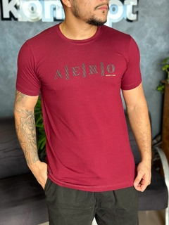 T-SHIRT AERO AUT BRAND VM VINHO - koncept