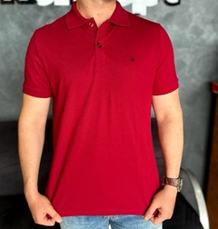 GOLA POLO AERO VERMELHO VINHO - koncept