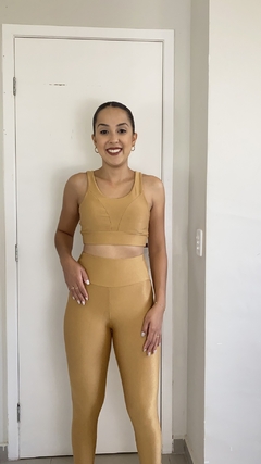 Conjunto Micro Canelado Isadora Mostarda na internet