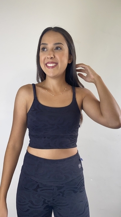 Conjunto Top e Shorts Olivia Preto na internet