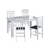 Conjunto Mesa com Cadeiras 008 - comprar online