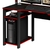 Mesa Gamer Preto/Vermelho - comprar online