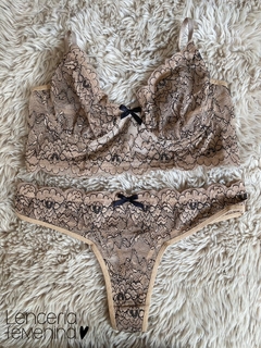 CONJUNTO LF 770 ENCAJE C/ARO - lenceriafemenina