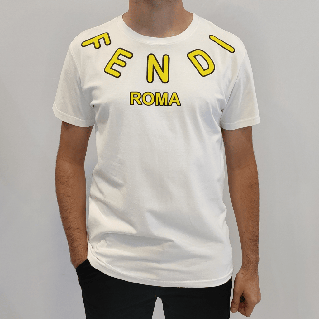 Camiseta Fendi Masculina Slim Fit (Cotton Pima)