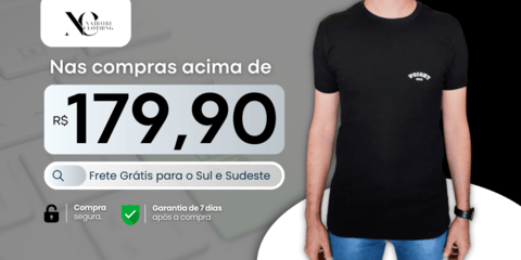 Camiseta Prada Pima Cinza Mescla