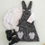 Conjunto Jardineira Minnie Preto