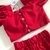 Conjunto Marília Vermelho - comprar online