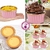 Domo Horneable Cupcakes Mediano Rosado Pack 10 UNIDADES en internet